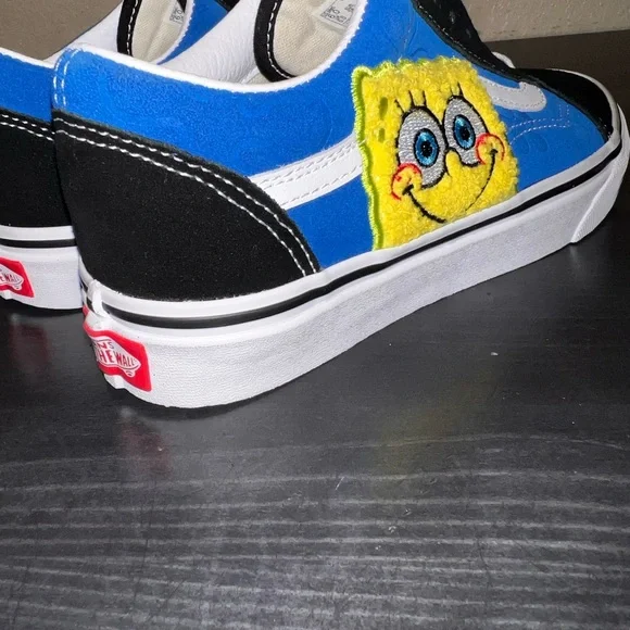 Vans X Spongebob Squarepants Old Skool Sneakers Size 6 - Picture 8 of 14